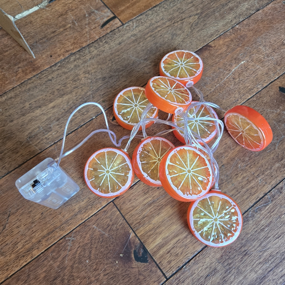 Orange Twinkle String Lights - Picture 6 of 6